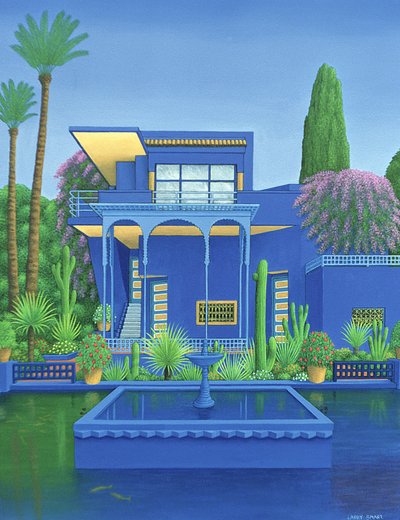 Majorelle Gardens, Marrakech by Larry Smart